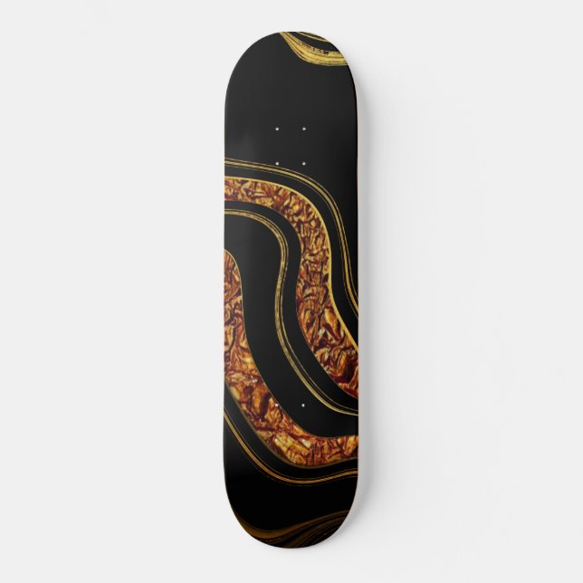 vibratory color art skateboard (Front)