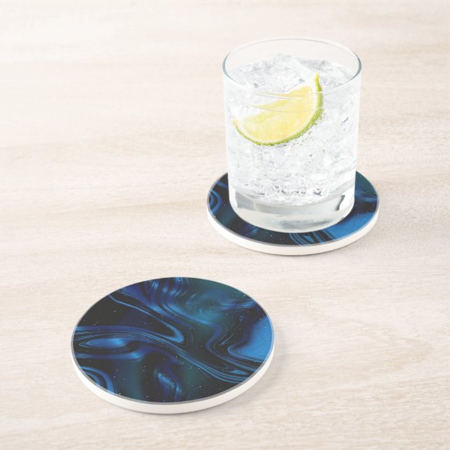 vibratory colors art coaster (Side)