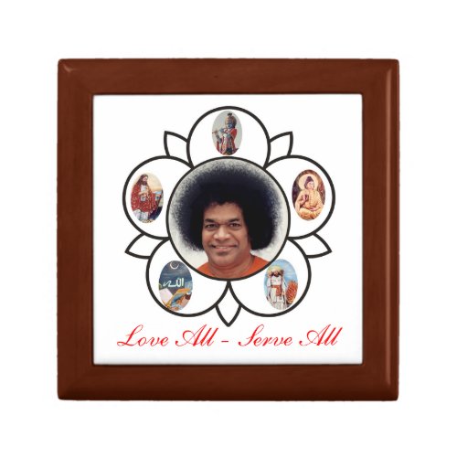 Vibuthi Box Love All _ Serve All Sathya Sai Baba