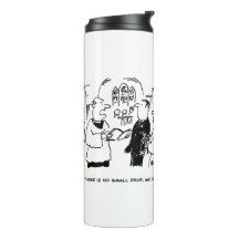 Vicar Says There's No Small Print Cartoon Thermal 