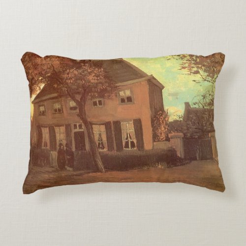 Vicarage at Nuenen by Vincent van Gogh Accent Pillow