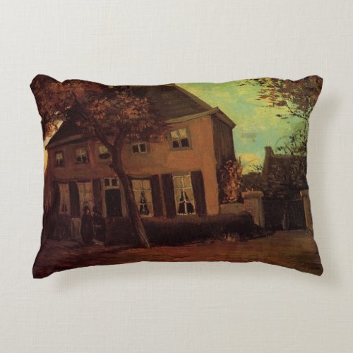 Vicarage at Nuenen by Vincent van Gogh Accent Pillow