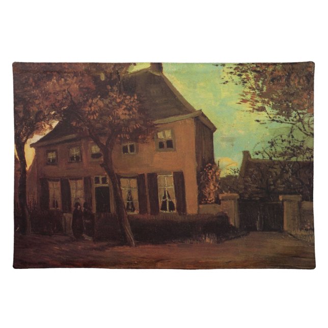 Vicarage at Nuenen by Vincent van Gogh Cloth Placemat (Front)