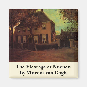 Vicarage at Nuenen by Vincent van Gogh Magnet