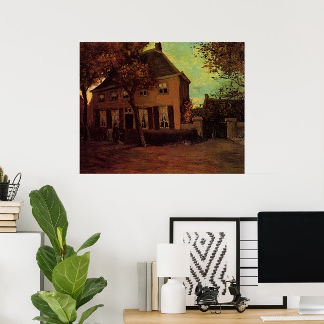 Vicarage at Nuenen by Vincent van Gogh Poster (Home Office)