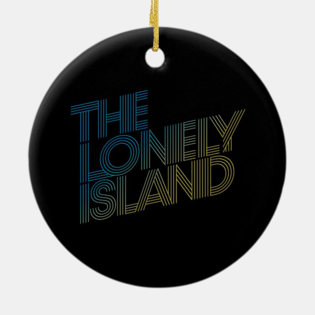 Vice Beach Ceramic Ornament (Back)