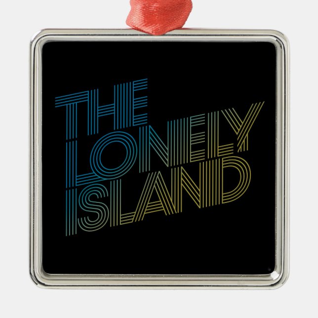 Vice Beach Metal Ornament (Front)