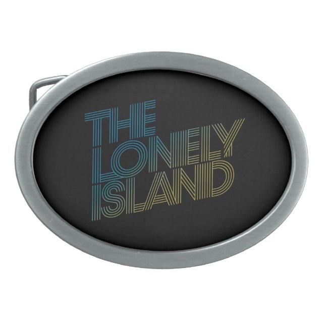 Vice Beach Oval Belt Buckle (Front)