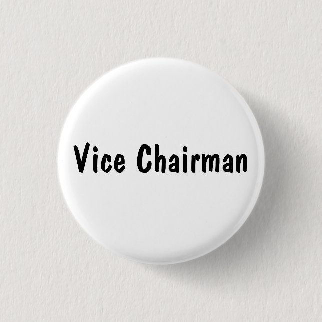 Vice Chairman Button (Front)