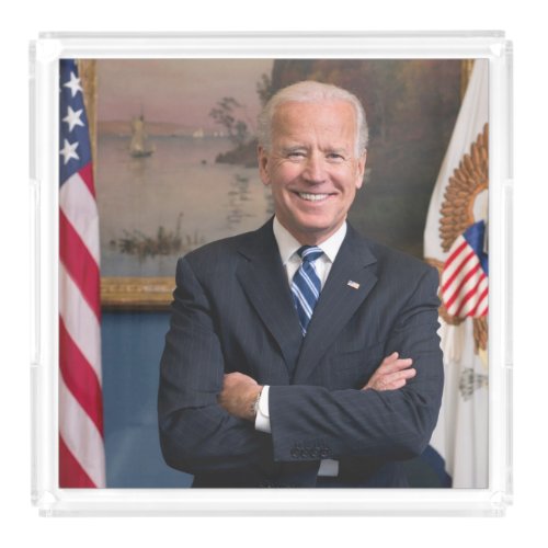 Vice President Joe Biden of Obama Presidency Acrylic Tray