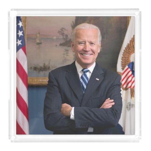 Vice President Joe Biden of Obama Presidency Acrylic Tray