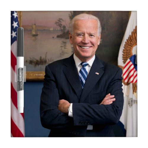 Vice President Joe Biden of Obama Presidency Dry Erase Board