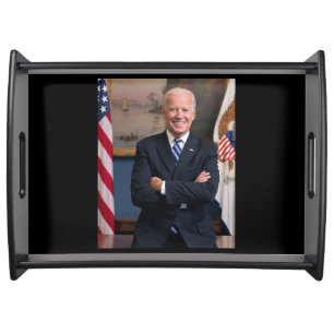 Vice-President Joe Biden of Obama Presidency Servi Serving Tray