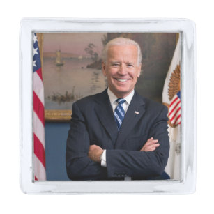 Vice President Joe Biden of Obama Presidency Silver Finish Lapel Pin