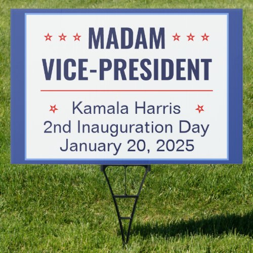 Vice_President Kamala Harris 2nd Inauguration Sign