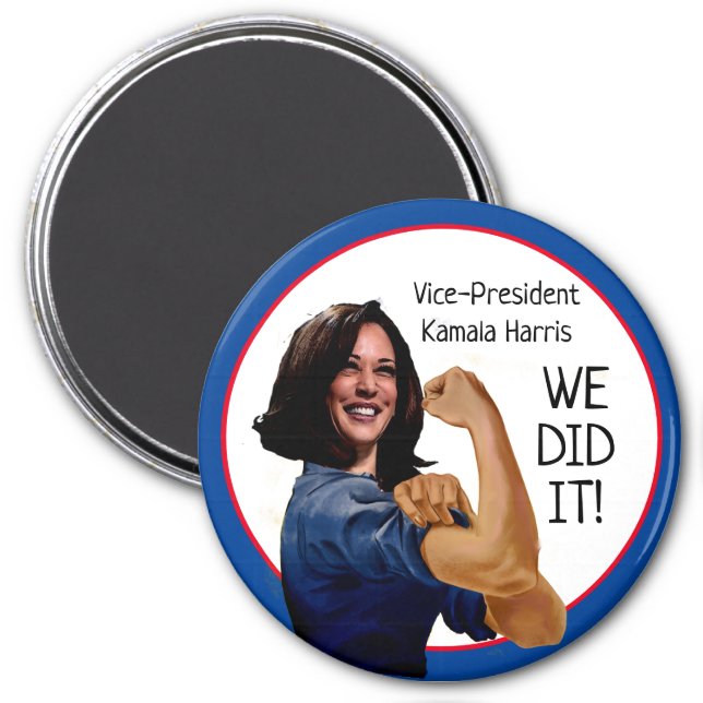 Vice President Kamala Harris as Rosie Magnet (Front)