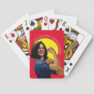 Vice President Kamala Harris as Rosie Poker Cards