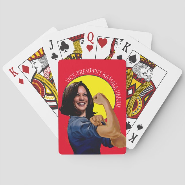 Vice President Kamala Harris as Rosie Poker Cards (Back)