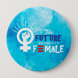 Vice President Kamala Harris Future is Female Button