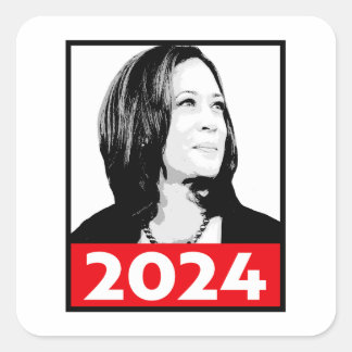 Vice President Kamala Harris Graffiti Portrait Square Sticker