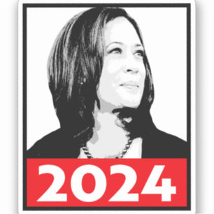 Vice President Kamala Harris Graffiti Portrait Sticker