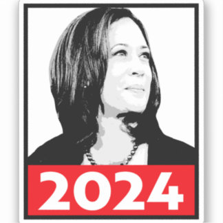 Vice President Kamala Harris Graffiti Portrait Sticker