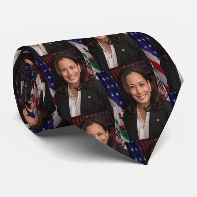 Vice President Kamala Harris Necktie (Rolled)