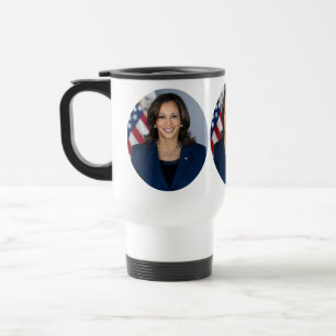 Vice President Kamala Harris Official Photo Travel Mug