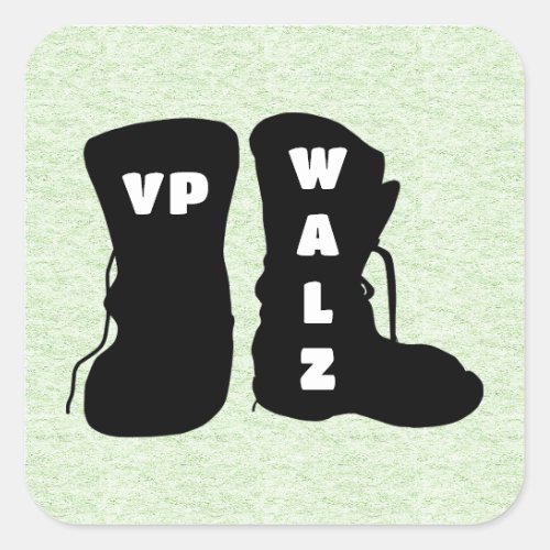 Vice President Walz Square Sticker