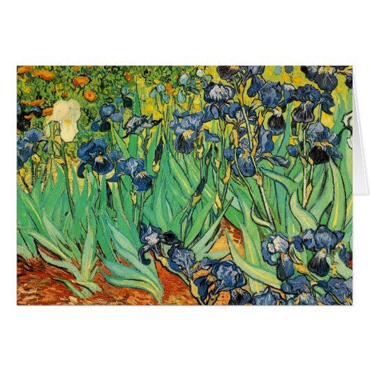 Vicent van Gogh, Irises Cards (Front Horizontal)