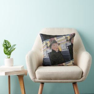 Vicente Castellano Benci Painting by Alfred Fox Throw Pillow