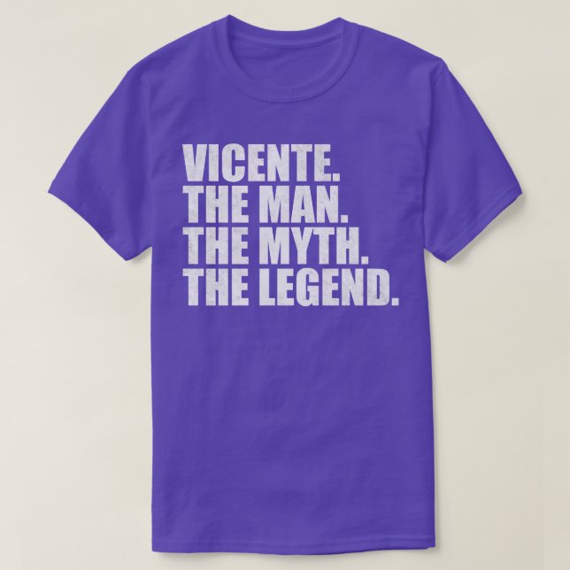 VicenteVicente Name Vicente given name T-Shirt (Design Front)