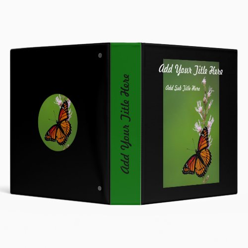 Viceroy Butterfly 3 Ring Binder