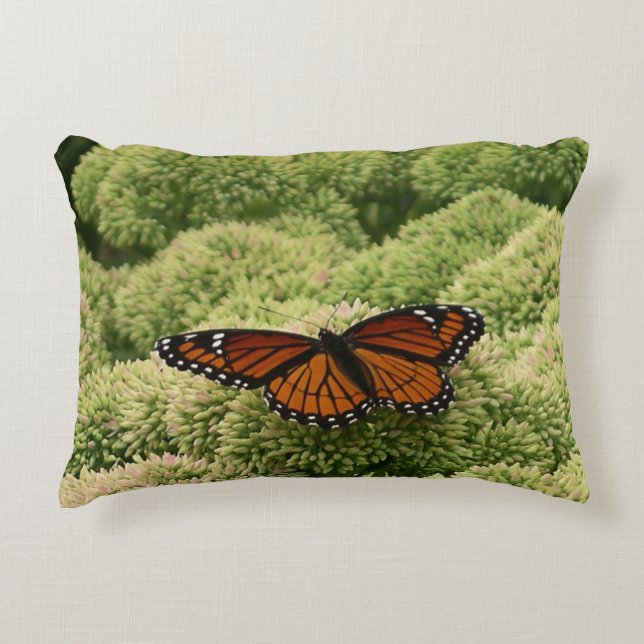 Viceroy Butterfly Beautiful Nature Photography Decorative Pillow (Front)