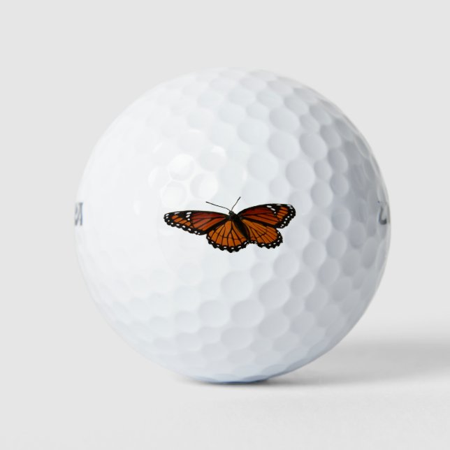 Viceroy Butterfly Beautiful Nature Photography Golf Balls (Front)