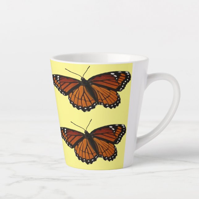 Viceroy Butterfly Beautiful Nature Photography Latte Mug (Right)