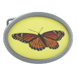 Viceroy Butterfly Beautiful Nature Photography Oval Belt Buckle