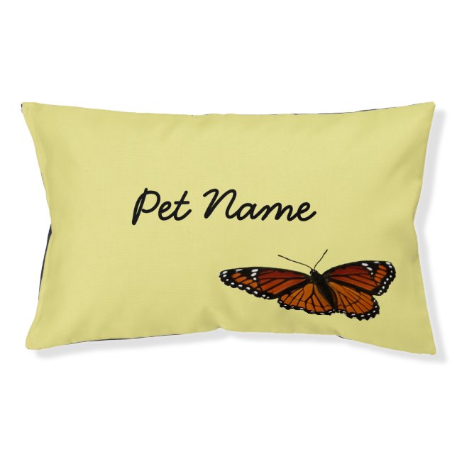 Viceroy Butterfly Beautiful Nature Photography Pet Bed (Front)