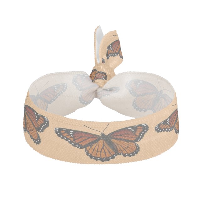 Viceroy Butterfly Beautiful Nature Photography Ribbon Hair Tie (Front)