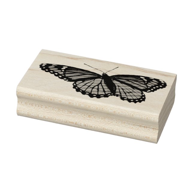Viceroy Butterfly Beautiful Nature Photography Rubber Stamp (Stamp)