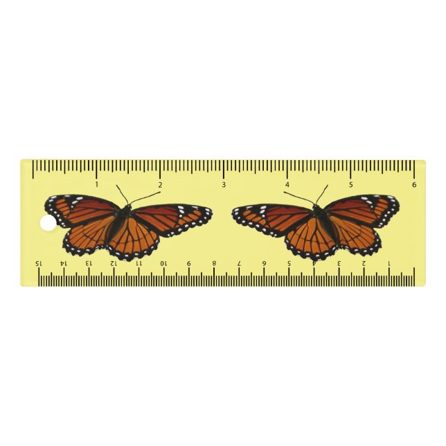 Viceroy Butterfly Beautiful Nature Photography Ruler (Front)
