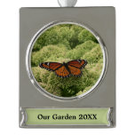 Viceroy Butterfly Beautiful Nature Photography Silver Plated Banner Ornament