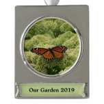 Viceroy Butterfly Beautiful Nature Photography Silver Plated Banner Ornament