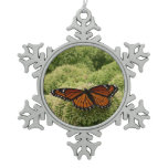 Viceroy Butterfly Beautiful Nature Photography Snowflake Pewter Christmas Ornament