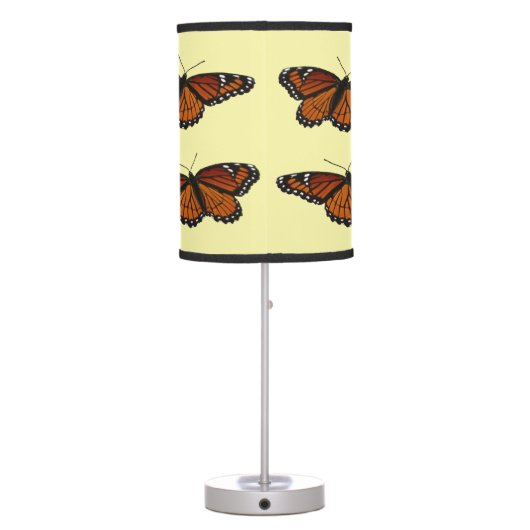 Viceroy Butterfly Beautiful Nature Photography Table Lamp (Back)