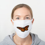 Viceroy Butterfly Beautiful Nature Photography White Cotton Face Mask