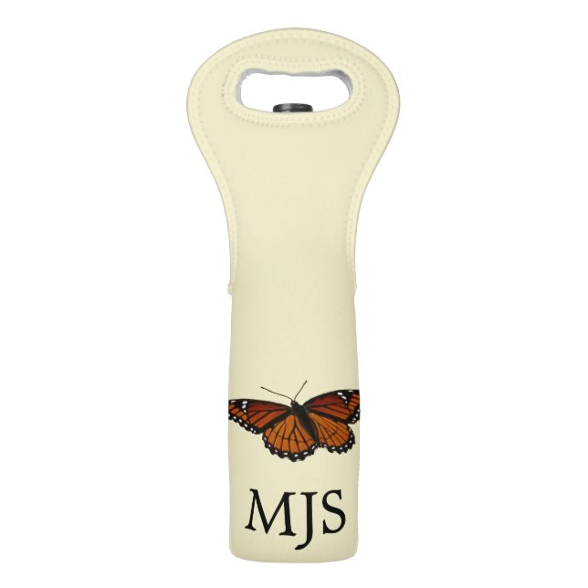 Viceroy Butterfly Beautiful Nature Photography Wine Bag (Front)