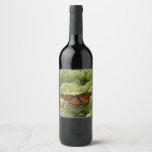 Viceroy Butterfly Beautiful Nature Photography Wine Label