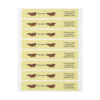 Viceroy Butterfly Beautiful Nature Photography Wrap Around Label