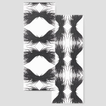 Vices Abstract Black Wings Alcohol Ink Art